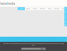 Tablet Screenshot of basta-media.de